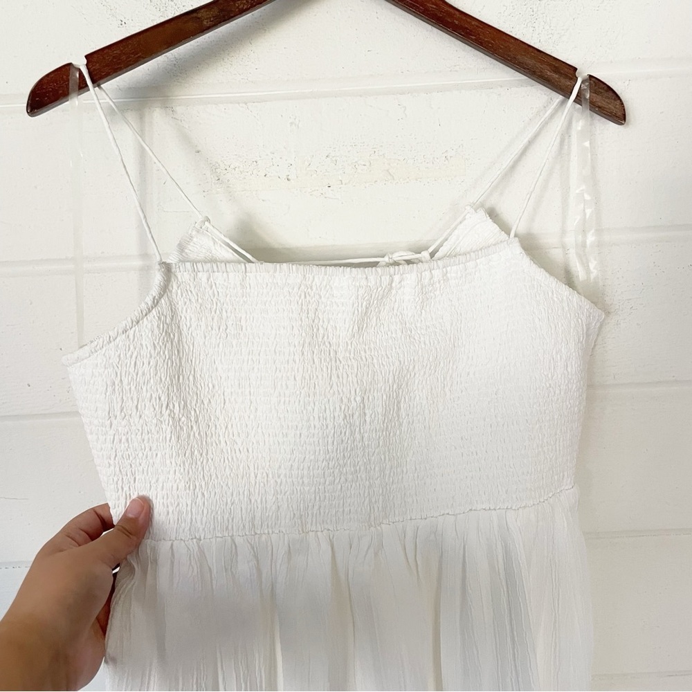 American Eagle White Mini Dress with Adjustable Straps Size XL - Picture 2 of 10